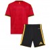 Belgicko Domáci Detský futbalový dres MS 2026 Krátky Rukáv (+ trenírky)